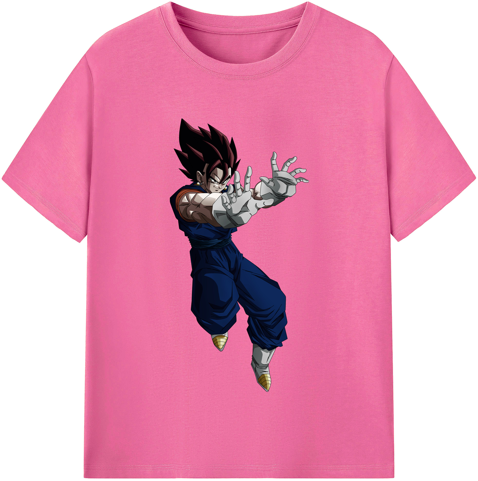 （画像用） ドラゴンボール ベジット DRAGON BALL Vegetto レディースカジュアルプリントTシャツ（綿100％）